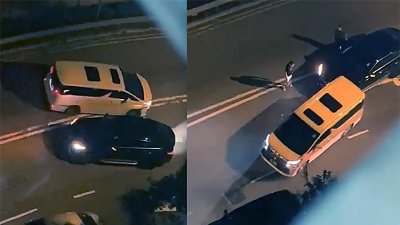 【有片】女司機駕七人車瘋狂亂撞　涉「刑毀」、「危駕」被捕