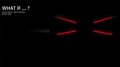 Bugatti 超新星預告釋出！網民：X 型尾燈夠搶眼