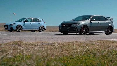 【有片】日韓大戰！Honda Civic Type R Vs. Hyundai i30 N 競速鹿死誰手？
