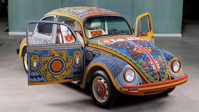 9000 小時、200 萬顆珠子！拼出 Volkswagen「小金龜」
