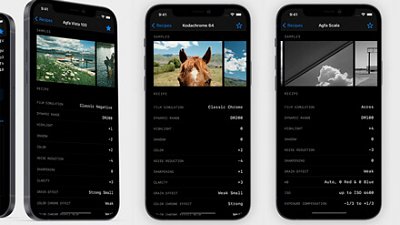 實用手機 App，收錄逾 100 個菲林調色設定
