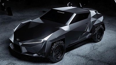 FLAT HAT 3D Studio 打造「黑鑽」Toyota Supra　新防彈裝出爐