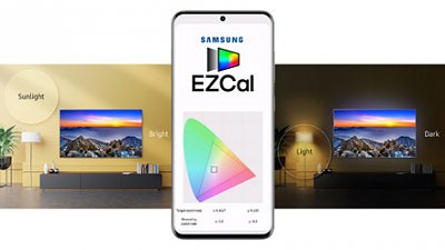 CES 創新項目預覽，Samsung 手機 App 自動校準螢幕