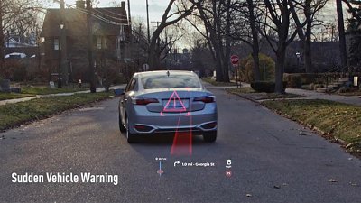 【CES 消費電子展】有片·Panasonic 推「AR HUD」　實時偵測行車資訊