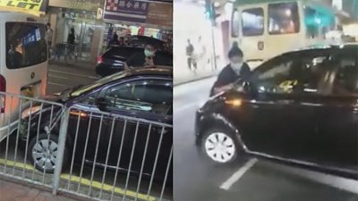 【粗口慎入】元朗女司機瘋狂駕駛！男子被推行逾百米　網民：車咗肥仔去邊呀？