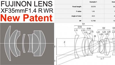 全新光學結構加持：Fujifilm XF 35mm F1.4 II 設計專利流出！