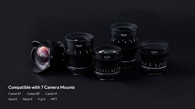 Samyang VDSLR MK II 電影鏡正式支援 Canon RF 接環