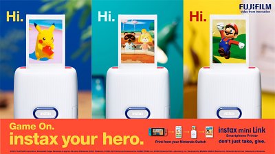 Fujifilm 夥拍 Nintendo，instax mini Link 月底起可以打印 Switch 遊戲場景