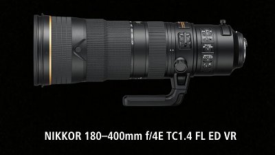 Nikon AF-S NIKKOR 180-400mm F4E TC1.4 FL ED VR 鏡頭規格、價錢及