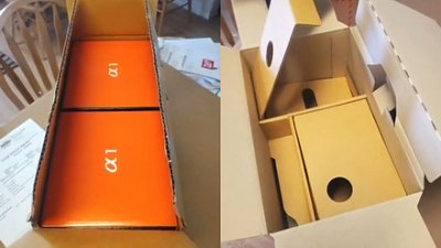 花 HK$54,315 買機，Amazon 送來兩個吉紙盒！