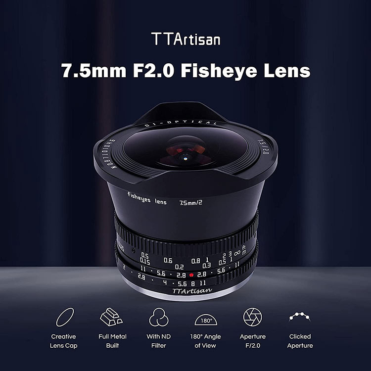 隨鏡送ND1000 濾鏡？TTArtisan 7.5mm F2.8 Fisheye - DCFever.com