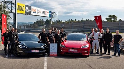 Tesla Model S Plaid「Nürburgring」刷新紀錄　成為最快電動車