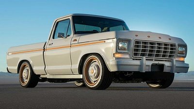 【2021 SEMA】舊瓶新酒！Ford 推 F-100 純電農夫車　性能媲美 Mach-E