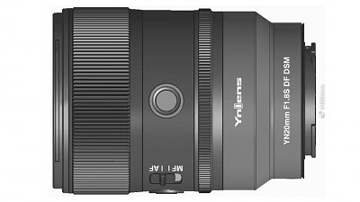 增設手動光圈環！永諾 20mm F1.8S 設計流出