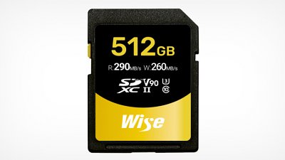 Wise 推出全球首款 V90 標準 512GB UHS-II 格式 SD 卡