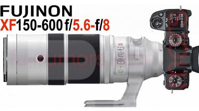 第二支白砲鏡：這就是傳聞中的 Fujifilm XF 150-600mm？