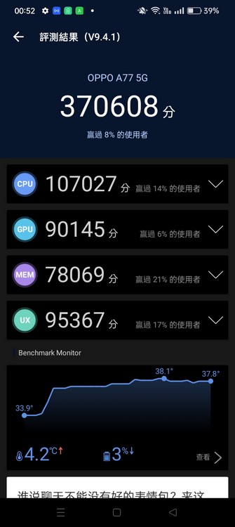 oppo a77 antutu score