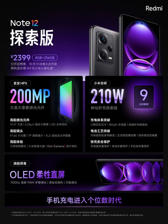2 億像超大杯小米Redmi Note 12 震撼價發售：210W 真正閃充- DCFever.com