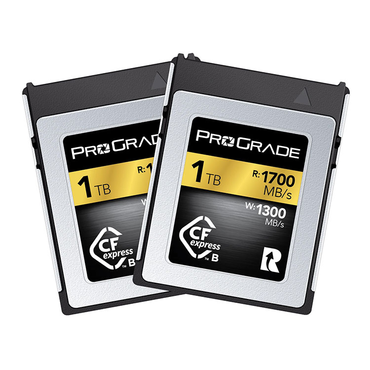 ProGrade 推出第三代CFexpress Type B Gold 系列，1TB 版大幅提升寫入