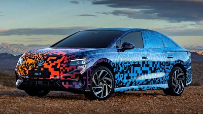 車身識變色玩燈光效果！福士 ID.7 概念車曝光