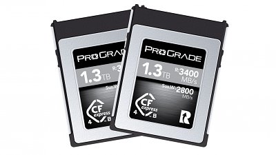 支援 3000MB/s 寫入！ProGrade 1.3TB CFexpress Type B 記憶卡