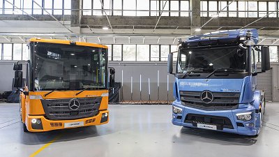 400 公里續航力！平治電動貨車 eActros 和 eEconic 抵港！