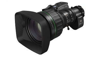 便攜 27x 變焦廣播鏡：Canon CJ27ex7.3B 加入數碼驅動齒輪