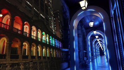 【打卡好去處】「高街鬼屋」浪漫光影幻化成時光隧道
