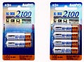 Sanyo 推出 2100mAh 高容量鎳氫充電池