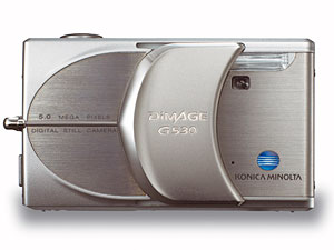 評測】23mm 超薄500 萬像機Konica Minolta DiMAGE G530 - DCFever.com