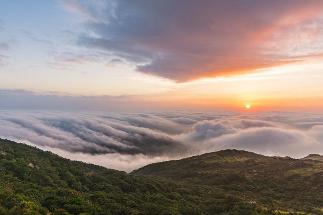 大帽山日出