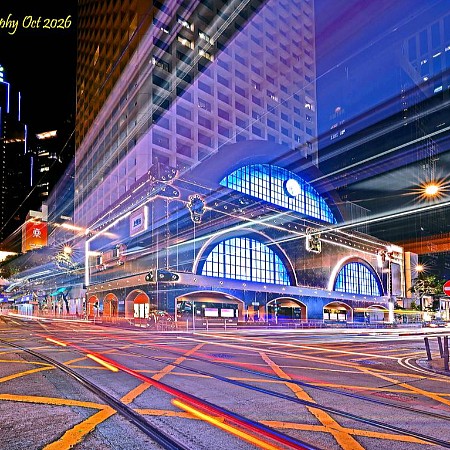 流光擦過新地標 (Flowing Light brushing past New Landmarks) 