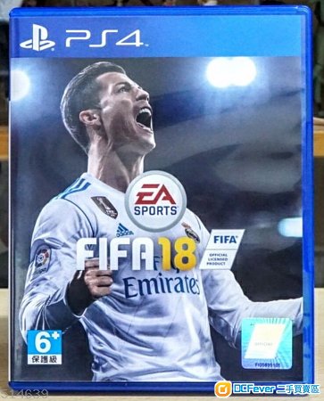 出售 99% New FIFA 18 中英文合版 FIFA 18 - D