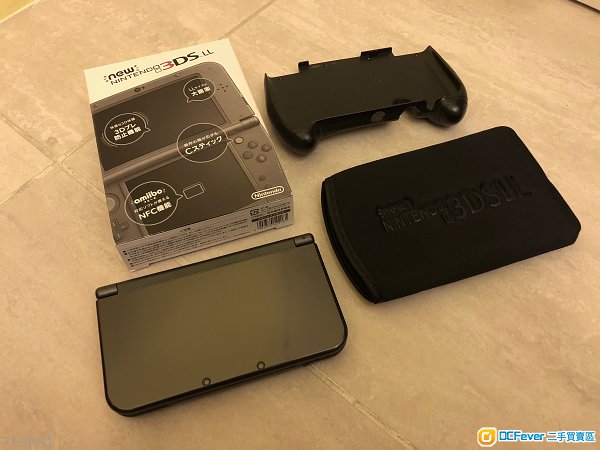出售 New 3DSLL 黑色, 保养期到2018年1月, 9