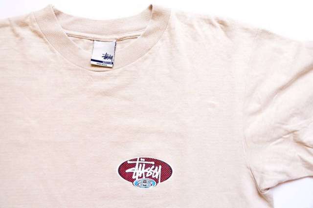 出售 Stussy Logo Tee Made In USA 90's Beige