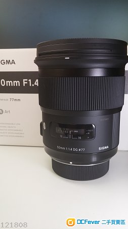 出售 Sigma Art 50 1.4 Nikon 有保养 - DCFeve