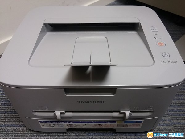 samsung ml-2580n laser printer (mono with lan)