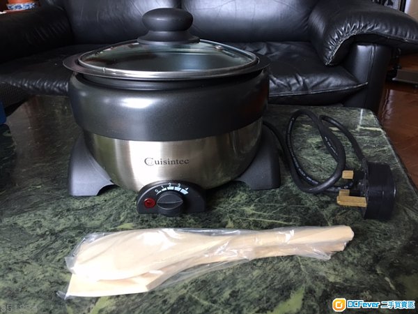cuisintec 2合1多用途迷你电热锅/电烤锅