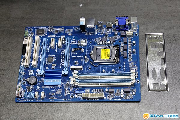 gigabyte ga-z77-ds3h atx 底板 (100% work, 跟原装背板)